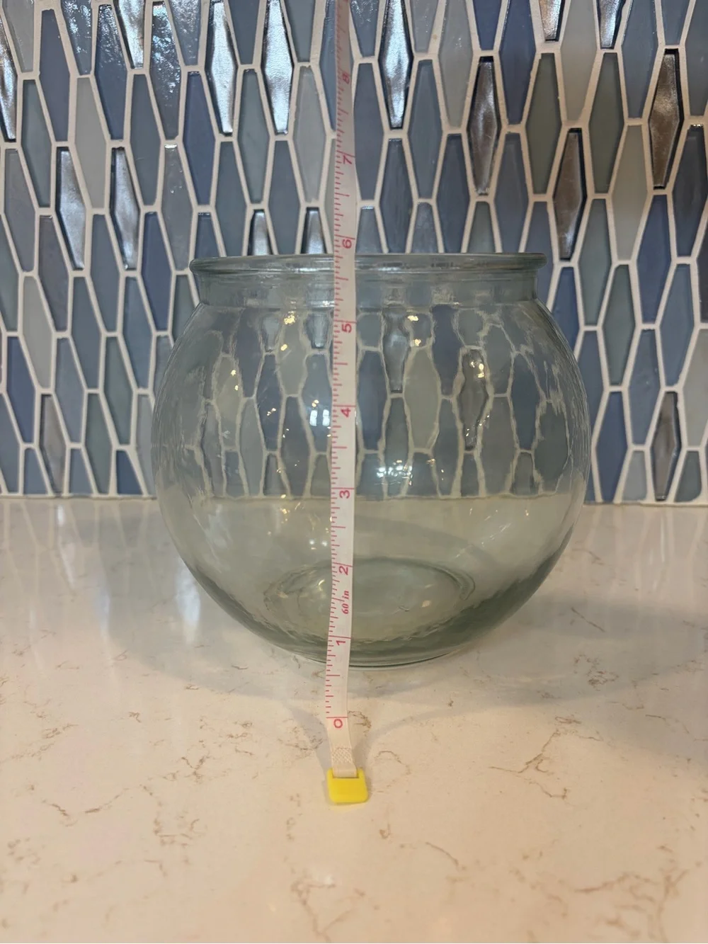Clear Glass Fishbowl Vase